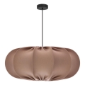 Lámpara colgante con cable CAFEE 1xE27/40W/230V, diámetro 52 cm, marrón