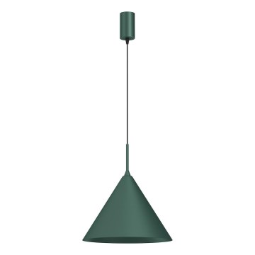 Lámpara colgante con cable CAPITAL 1xGX53/15W/230V diámetro 32 cm verde