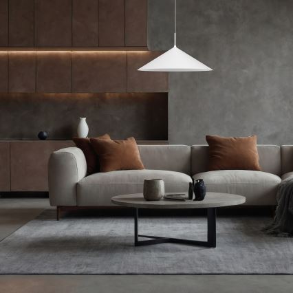 Lámpara colgante con cable CAPITAL 1xGX53/15W/230V, diámetro 60 cm, blanca