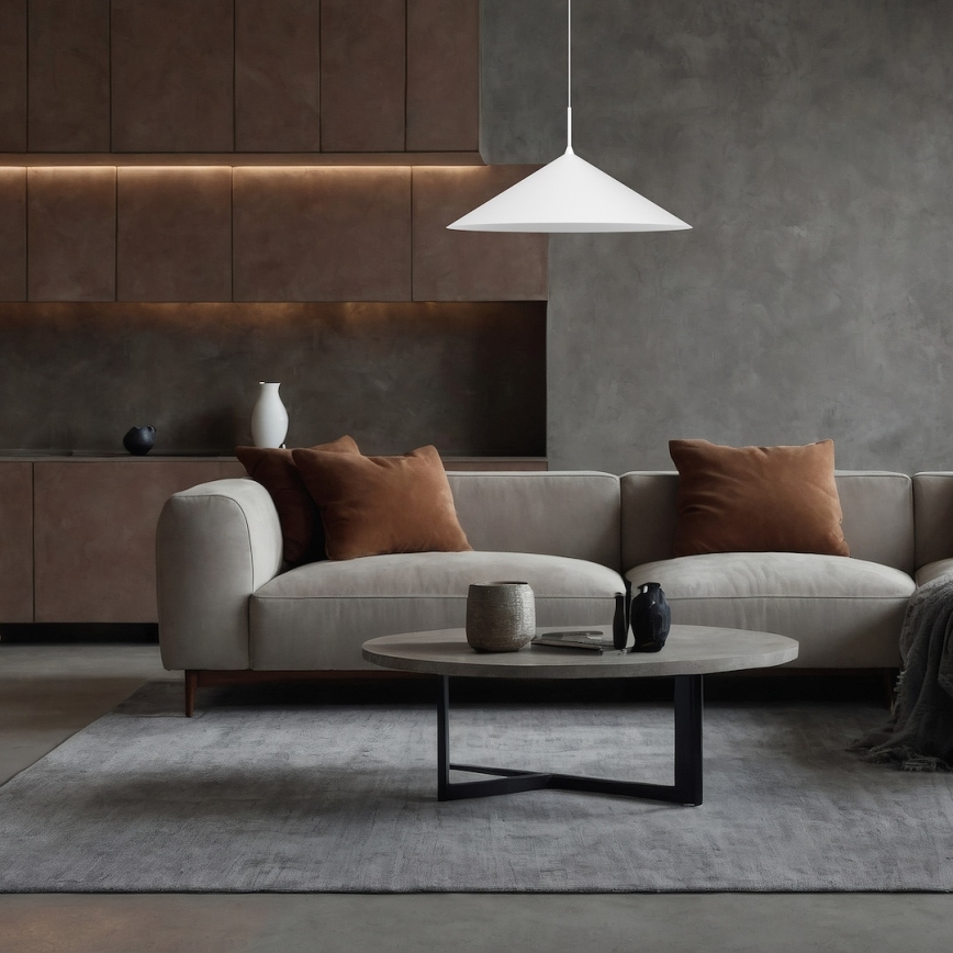 Lámpara colgante con cable CAPITAL 1xGX53/15W/230V, diámetro 60 cm, blanca