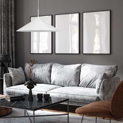 Lámpara colgante con cable CAPITAL 1xGX53/15W/230V, diámetro 60 cm, blanca