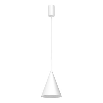 Lámpara colgante con cable CAPITAL 1xGX53/15W/230V Ø 17 cm blanca