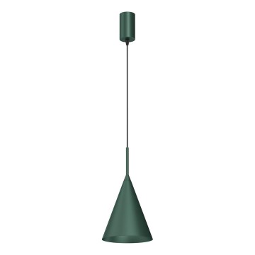 Lámpara colgante con cable CAPITAL 1xGX53/15W/230V Ø 17 cm verde