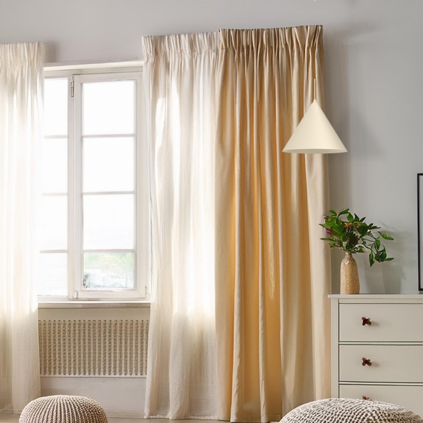 Lámpara colgante con cable CAPITAL 1xGX53/15W/230V Ø 32 cm color crema