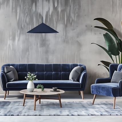 Lámpara colgante con cable CAPITAL 1xGX53/15W/230V Ø 60 cm, azul