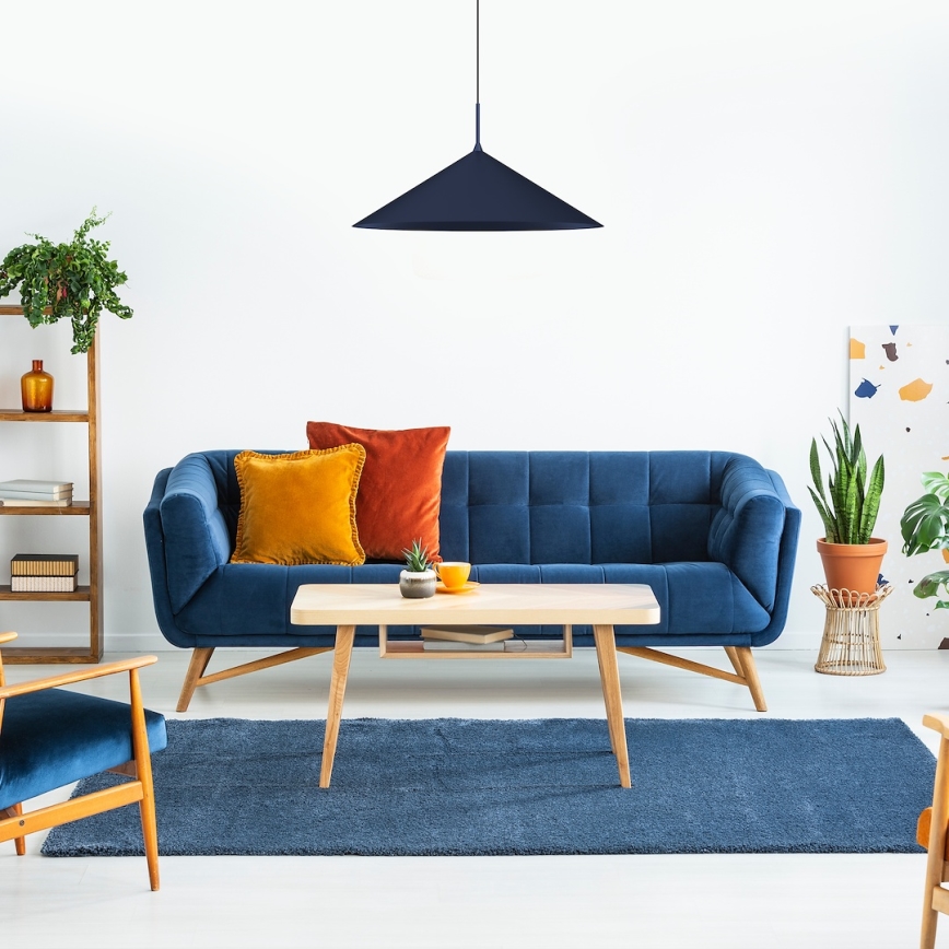 Lámpara colgante con cable CAPITAL 1xGX53/15W/230V Ø 60 cm, azul