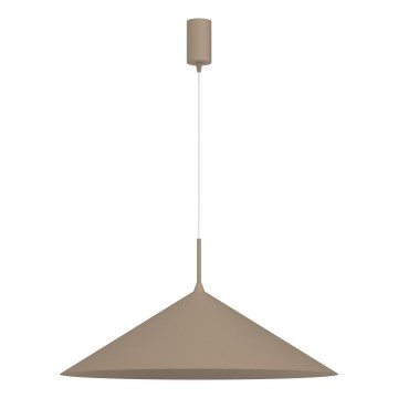 Lámpara colgante con cable CAPITAL 1xGX53/15W/230V Ø 60 cm taupe