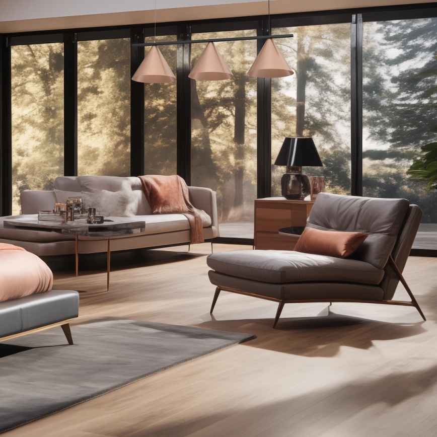 Lámpara colgante con cable CAPITAL 3xGX53/15W/230V oro rosa