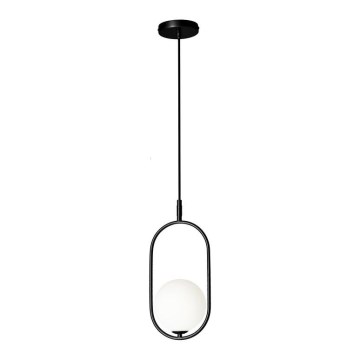 Lámpara colgante con cable CORDEL 1xG9/28W/230V negro