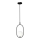 Lámpara colgante con cable CORDEL 1xG9/28W/230V negro