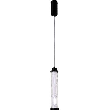 Lámpara colgante con cable CORTE LED/10W/230V, negra