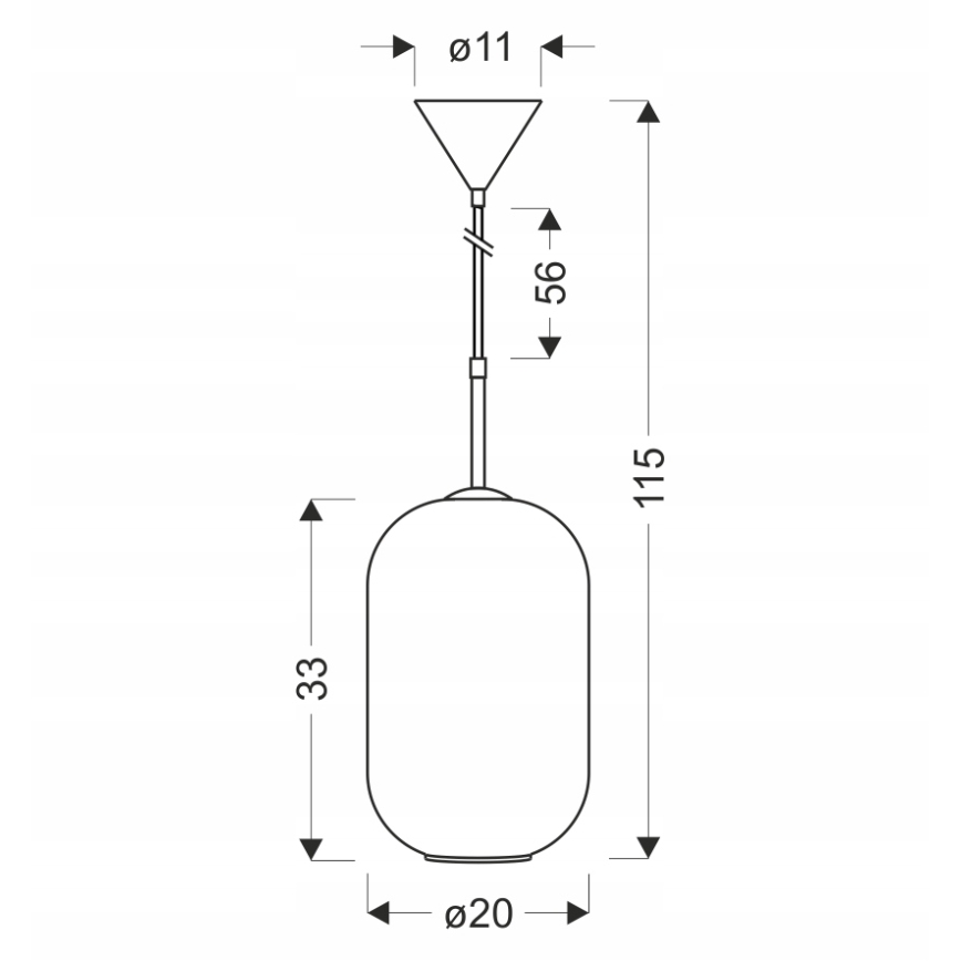 Lámpara colgante con cable CRESTO 1xE27/40W/230V blanco/dorado