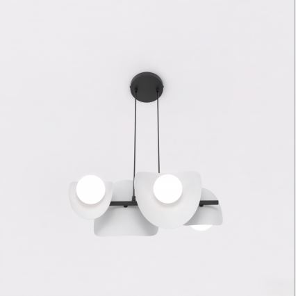 Lámpara colgante con cable ELEMENTI 4x G9/8W/230V, gris