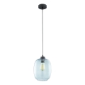 Lámpara colgante con cable ELIO 1xE27/15W/230V azul