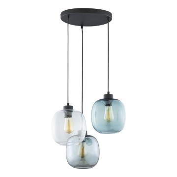 Lámpara colgante con cable ELIO 3xE27/15W/230V