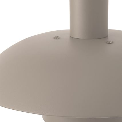 Lámpara colgante con cable FERRO 1xE27/15W/230V gris