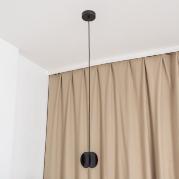 Lámpara colgante con cable GAMBIT 1xGU10/10W/230V negro