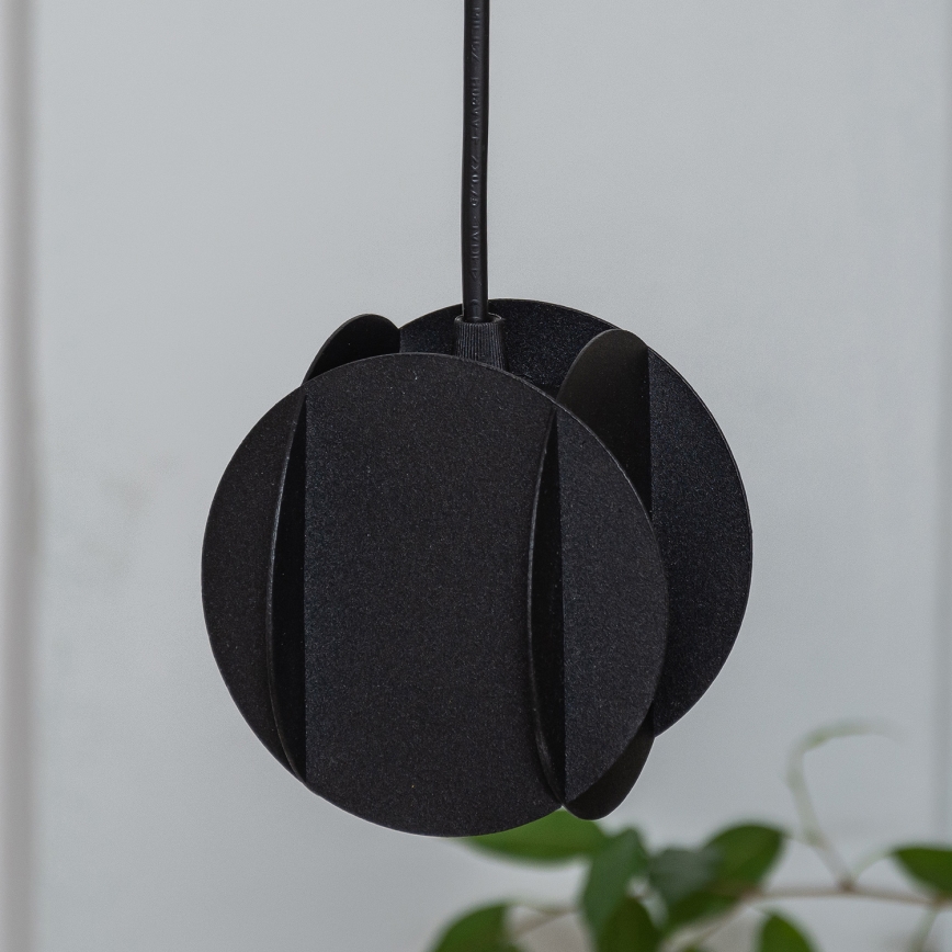 Lámpara colgante con cable GAMBIT 1xGU10/10W/230V negro