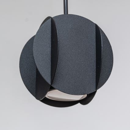 Lámpara colgante con cable GAMBIT 4xGU10/10W/230V, negra