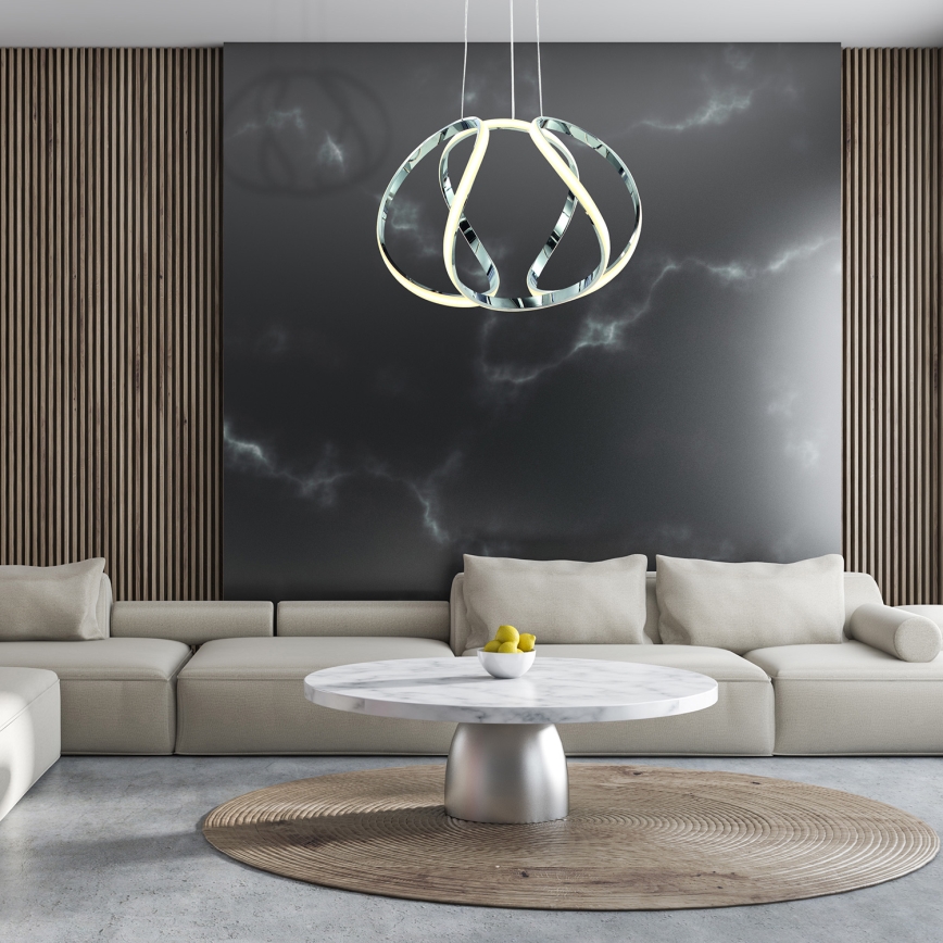 Lámpara colgante con cable GLOBE LED/50W/230V