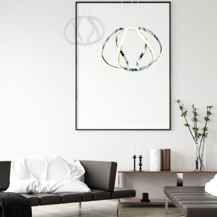 Lámpara colgante con cable GLOBE LED/50W/230V