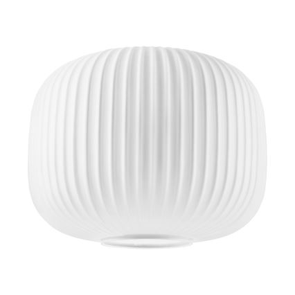 Lámpara colgante con cable HECTOR 1xE27/15W/230V blanco/latón, diámetro 25 cm