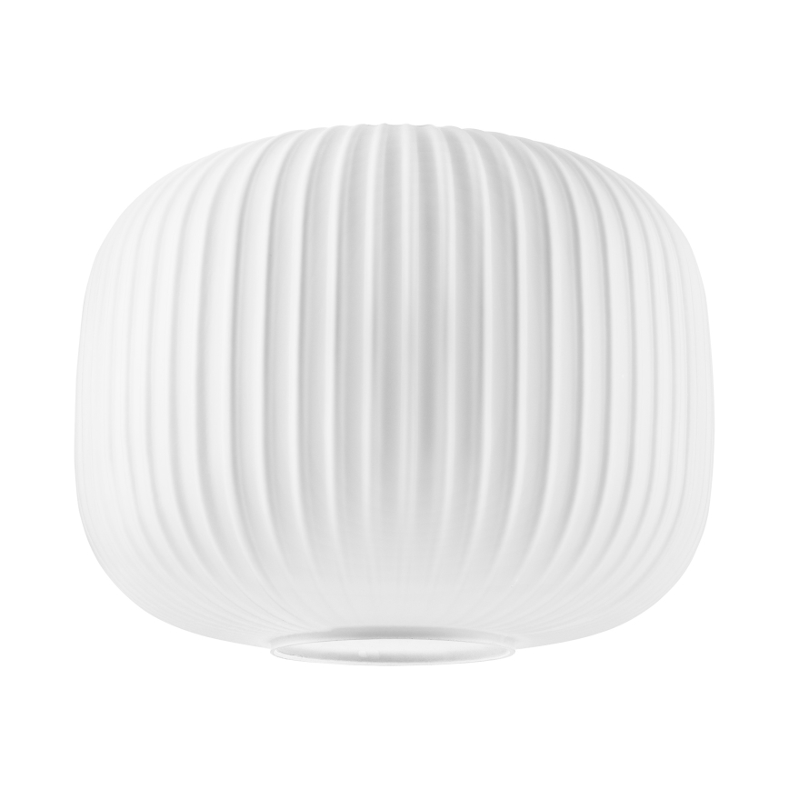 Lámpara colgante con cable HECTOR 1xE27/15W/230V blanco/latón, diámetro 25 cm