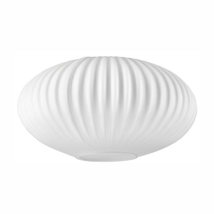 Lámpara colgante con cable HECTOR 1xE27/15W/230V blanco/latón Ø 25 cm