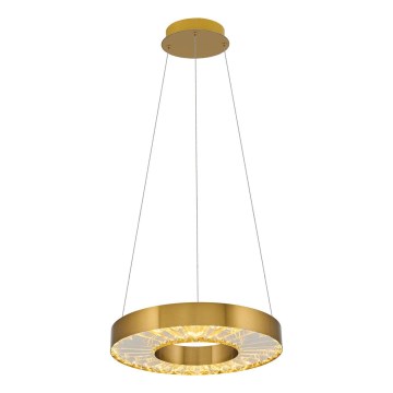 Lámpara colgante con cable JESI LED/35W/230V 3000K Ø 40 cm, acabado bronce
