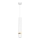 Lámpara colgante con cable JOKER 1xGU10/25W/230V blanca/dorada