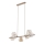 Lámpara colgante con cable LAVA 7xG9/8W/230V beige/ahumado