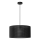 Lámpara colgante con cable LOFT SHADE 1xE27/60W/230V diámetro 40 cm negro