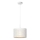 Lámpara colgante con cable LOFT SHADE 1xE27/60W/230V Ø 25 cm blanco/dorado