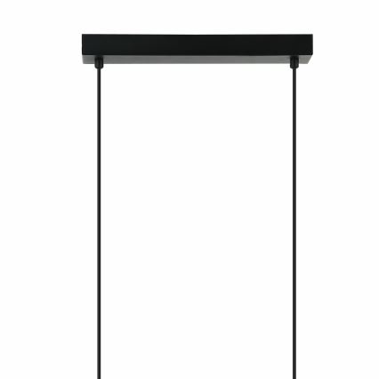 Lámpara colgante con cable MADDIE 5xE14/5W/230V negra