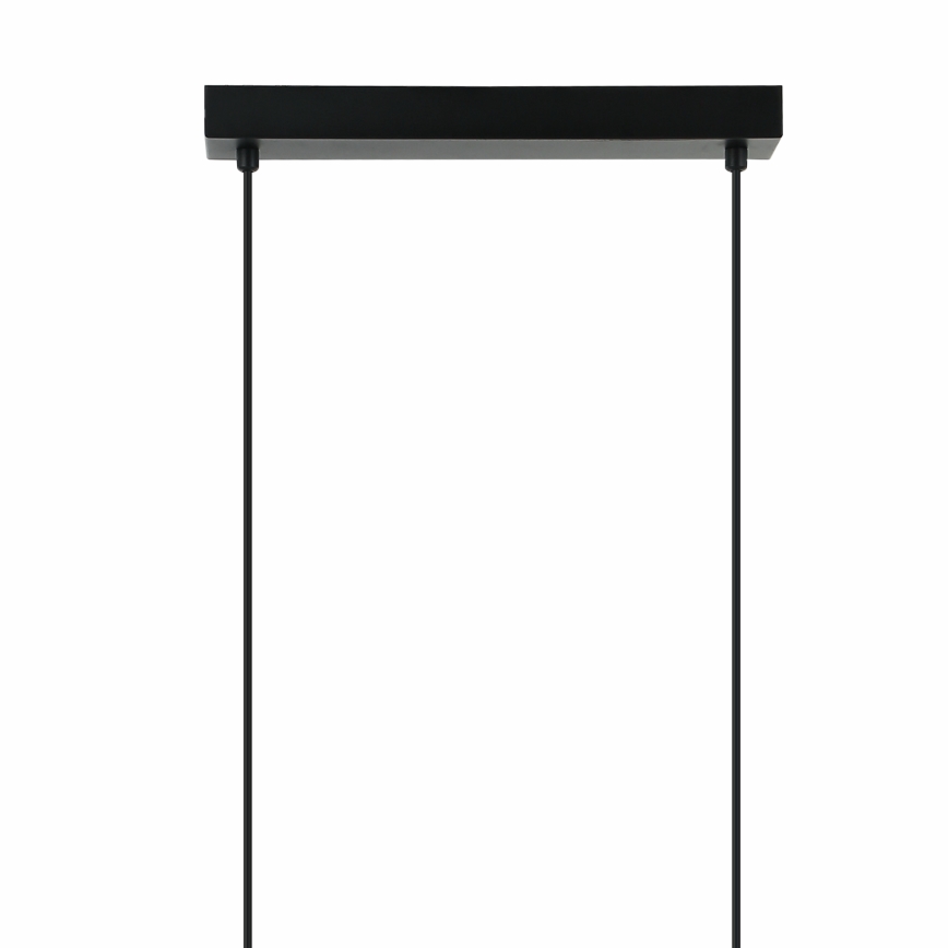 Lámpara colgante con cable MADDIE 5xE14/5W/230V negra