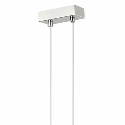 Lámpara colgante con cable MADDIE 6xE14/5W/230V cromo brillante