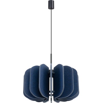 Lámpara colgante con cable MULA 1xE27/15W/230V diámetro 45 cm azul