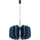 Lámpara colgante con cable MULA 1xE27/15W/230V diámetro 45 cm azul