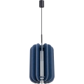 Lámpara colgante con cable MULA 1xE27/15W/230V Ø 27 cm azul