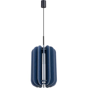 Lámpara colgante con cable MULA 1xE27/15W/230V Ø 27 cm azul