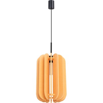 Lámpara colgante con cable MULA 1xE27/15W/230V, Ø 27 cm, color amarillo