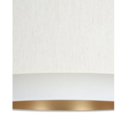 Lámpara colgante con cable NATIA 1xE27/60W/230V blanca