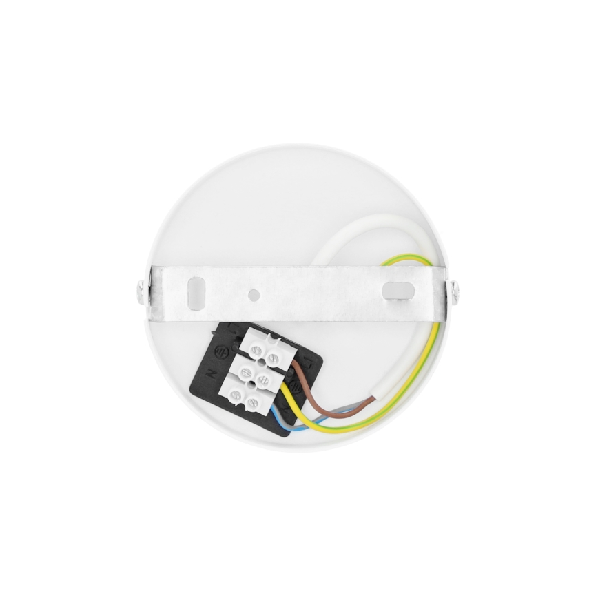 Lámpara colgante con cable NATIA 1xE27/60W/230V blanca