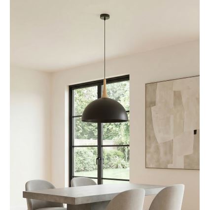 Lámpara colgante con cable NAUTICA 1xGX53/12W/230V, negra