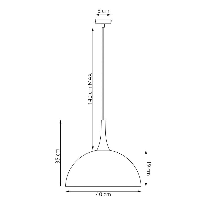 Lámpara colgante con cable NAUTICA 1xGX53/12W/230V, negra
