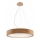 Lámpara colgante con cable OAK 3xE27/60W/230V roble ? 47,5 cm