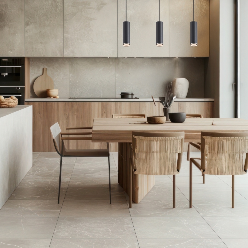 Lámpara colgante con cable para sistema de riel PIPE 3xGU10/10W/230V, negra