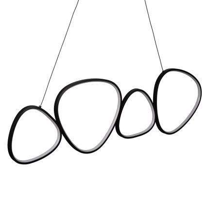 Lámpara colgante con cable PETRA LED/48W/230V 4000K negra