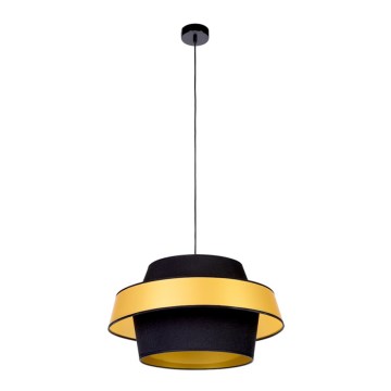 Lámpara colgante con cable PRETO GOLD 1xE27/60W/230V