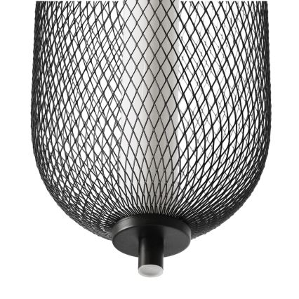 Lámpara colgante con cable PUMA LED/10W/230V, diámetro 15 cm, negra